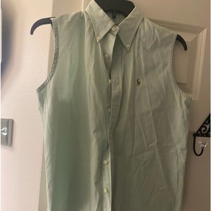 Women Ralph Lauren Sport button down sleeves shirt